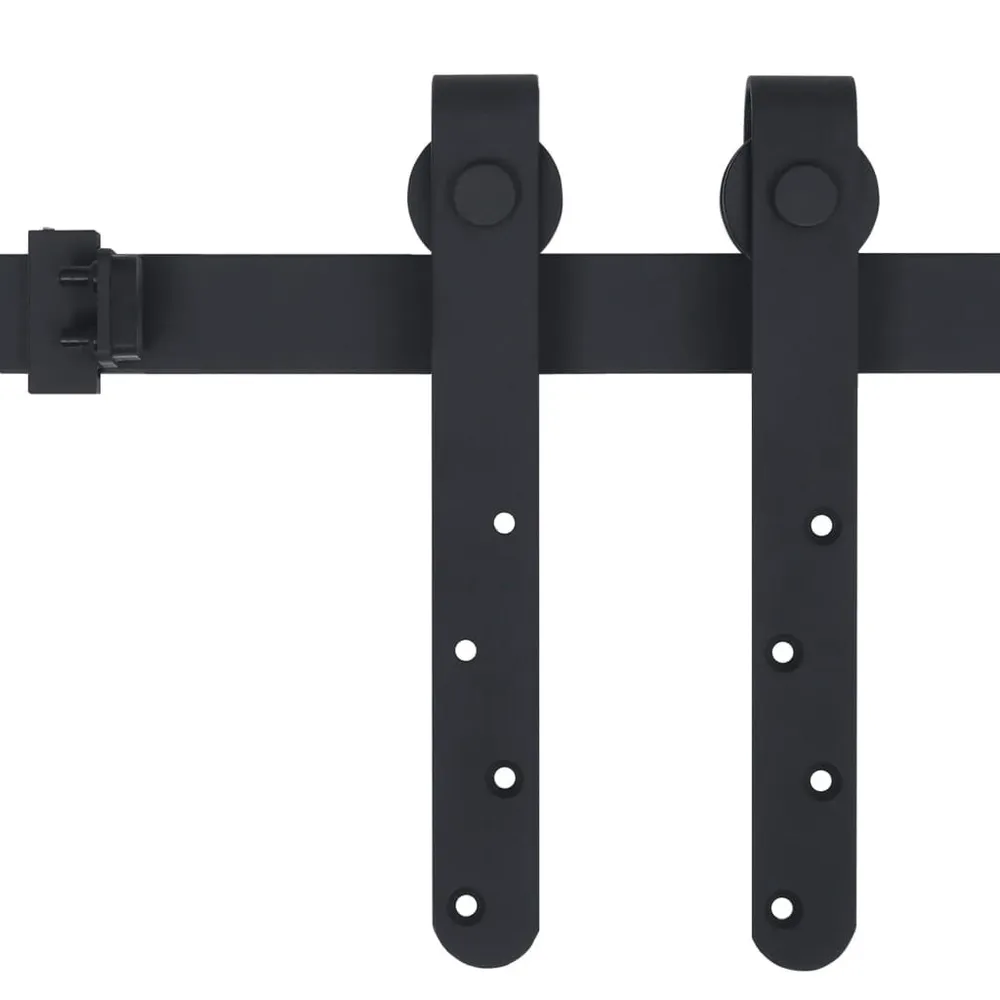 Ophangset voor minischuifdeur 122 cm koolstofstaal