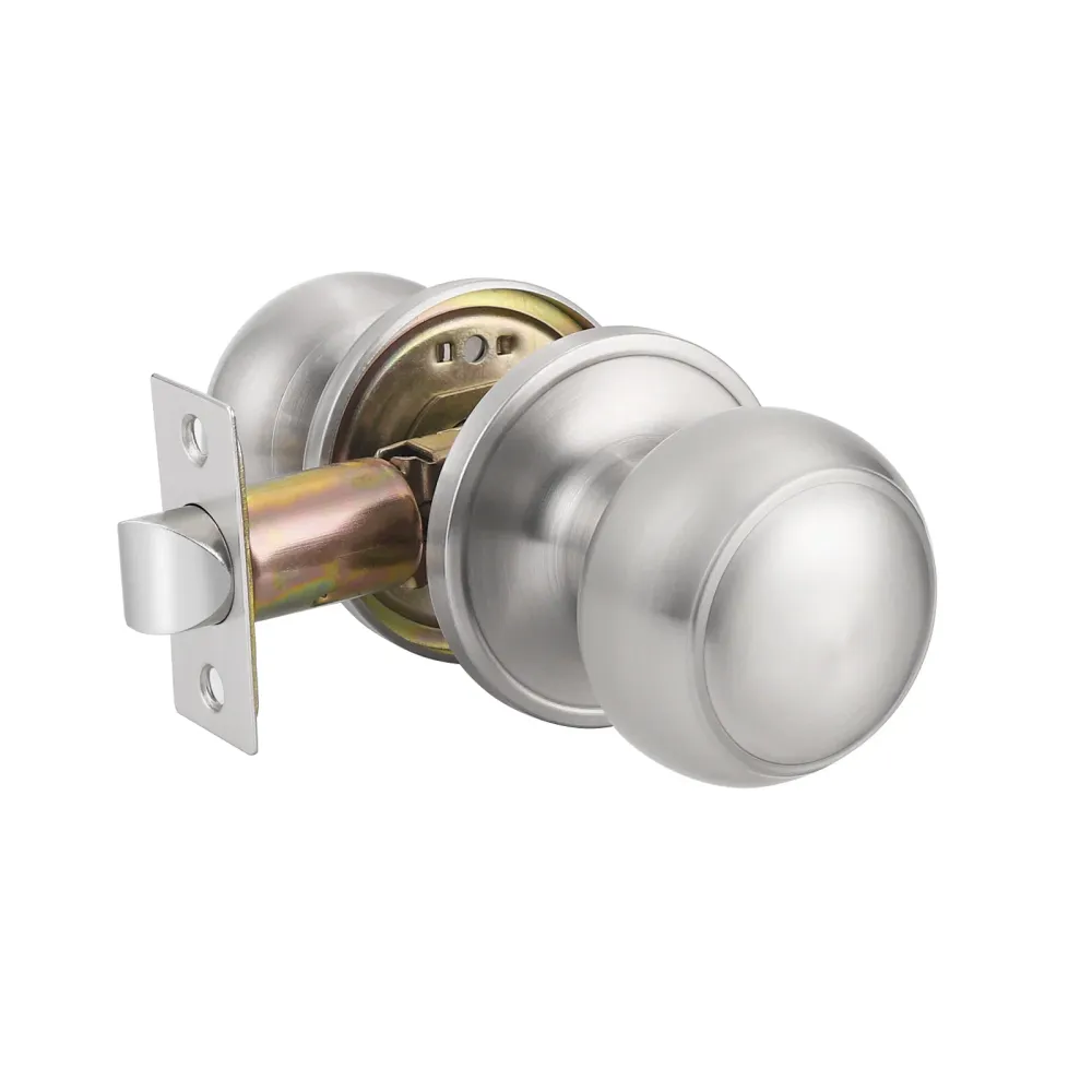 Passage Door Knob Set Strookglans Nickel Finish Closet Hall Door Knobs