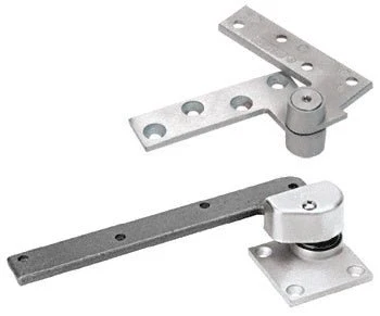 Rixson Satin Chroom Left Hand 3/4" Offset Pivot Set Heavy-Duty Doors