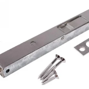 Vuurwerend Residential Entry Door 7-1/8" Antique Nickel Flush Bolt