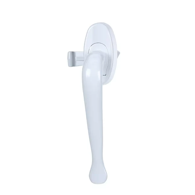 WRIGHT PRODUCTS 2.25- Adjustable White Die-cast Metalen Screen/Storm Door Handle Set Hardware Kit