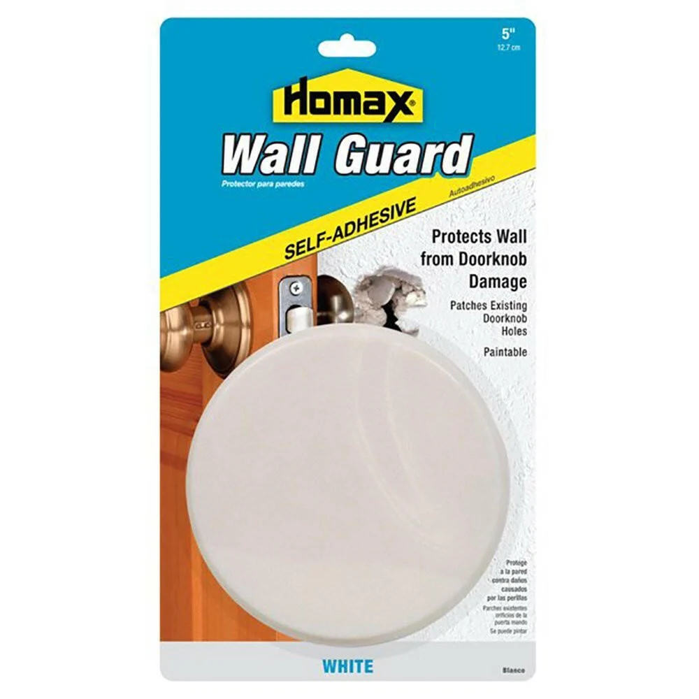 Gecertificeerd VdS Homax Wall Guard Wall Patch, Hardware Bumper, Parelmoer, 5 inches Diameter