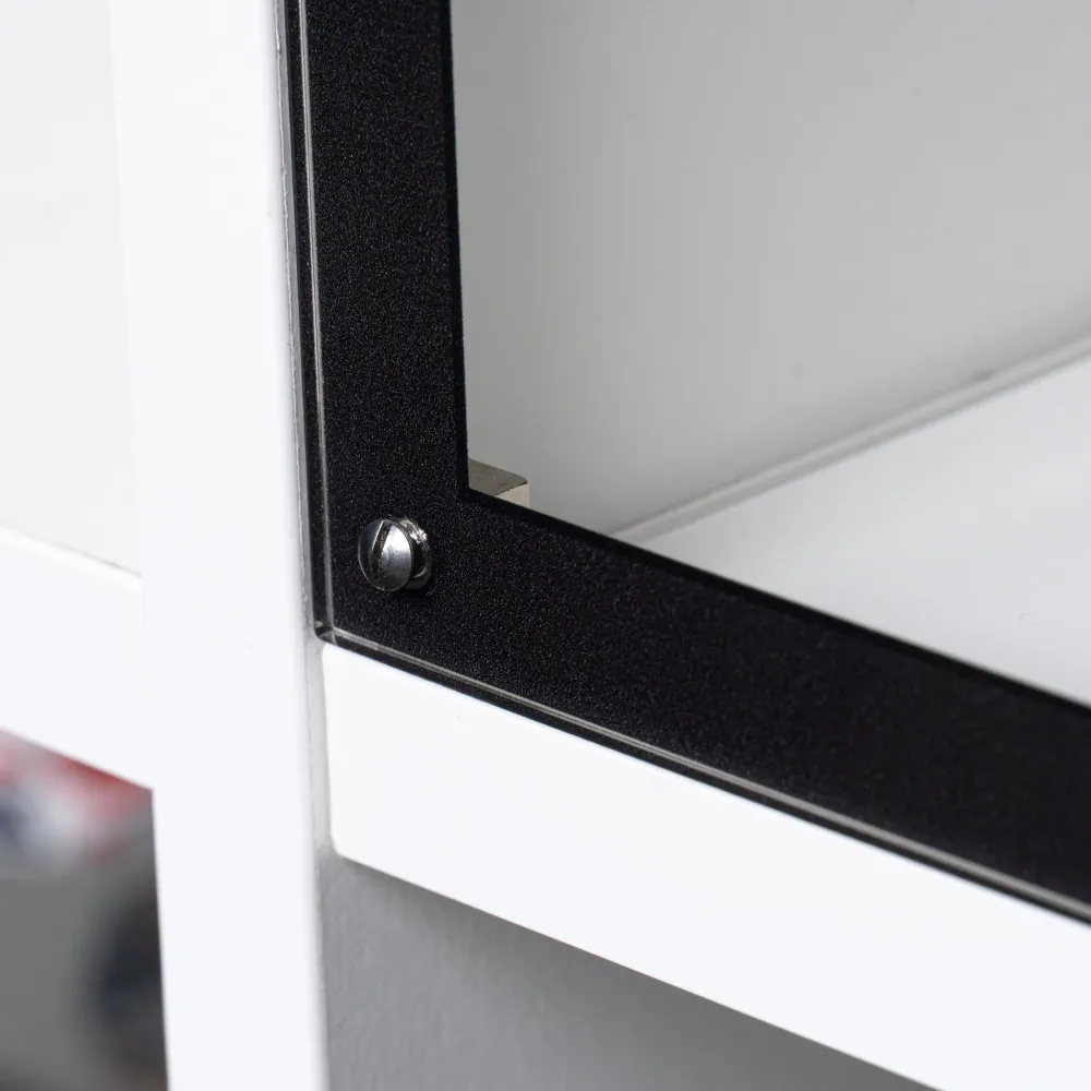 Massief Colour Window Display Solution IKEA® KALLAX voor smalle deuren