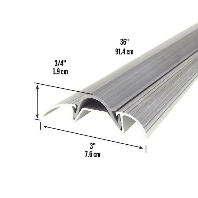 M-D 36- x 0.75- Lichtmetaal Door Threshold (Install Screws)