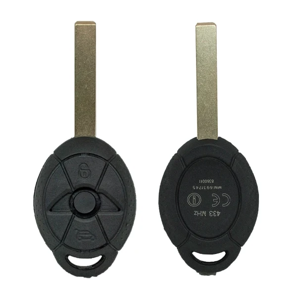 Compact 3 Button Fixed Remote Control Housing - Hu92R Profile