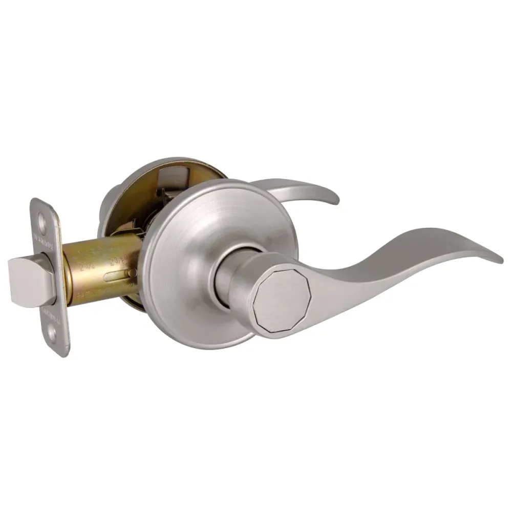 Borging WestCraft Wave Lever Passage Door Lock satijn Nickel)