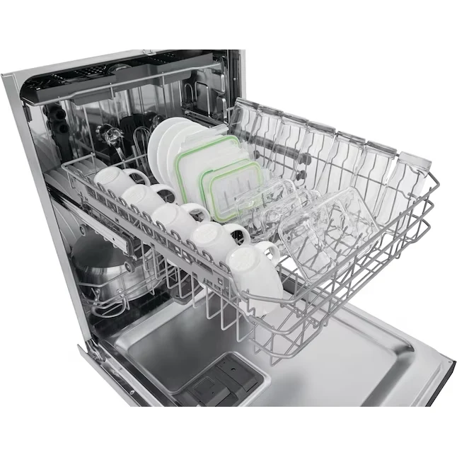 Frigidaire Rvs Steel Tub Top Control 24- Built- Dishwasher Third Rack (Fingerprint Resistant Stainless Steel) ENERGY STAR,...