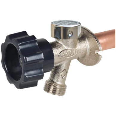 Prier - 484Y CC Anti-Siphon Wall Hydrant - Grijs Handle - 1/2" Press Fit - Diamond - 484-CC, Closed Coupled