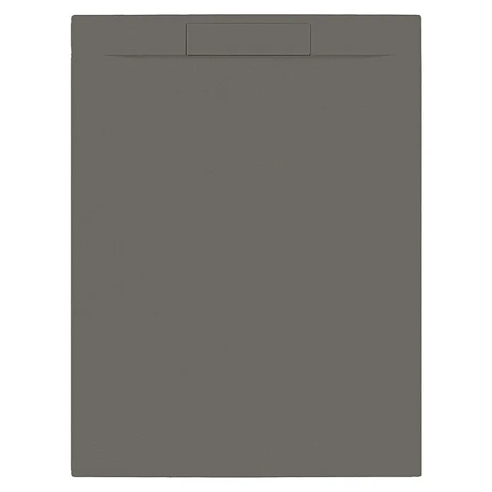 Allibert Douchevloer Luna - Beton, l x b: 120 x 90 cm, Gunmetal