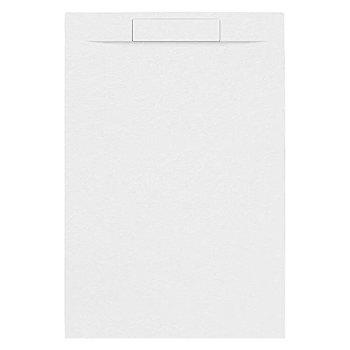 Allibert Douchevloer Luna - Beton, l x b: 120 x 80 cm, Wit