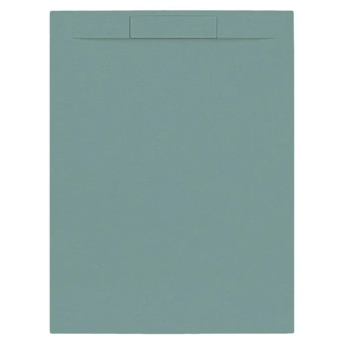 Allibert Douchevloer Luna - Beton, l x b: 140 x 80 cm, Korstmos groen