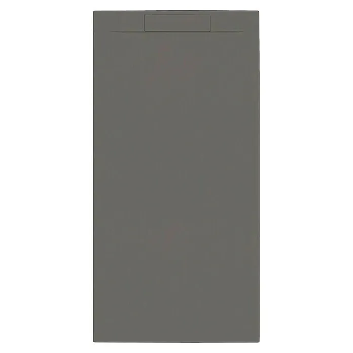 Allibert Douchevloer Luna - Beton, l x b: 160 x 80 cm, Gunmetal