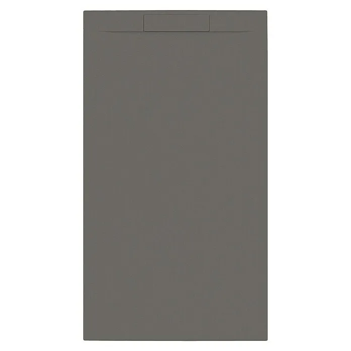 Allibert Douchevloer Luna - Beton, l x b: 160 x 90 cm, Gunmetal