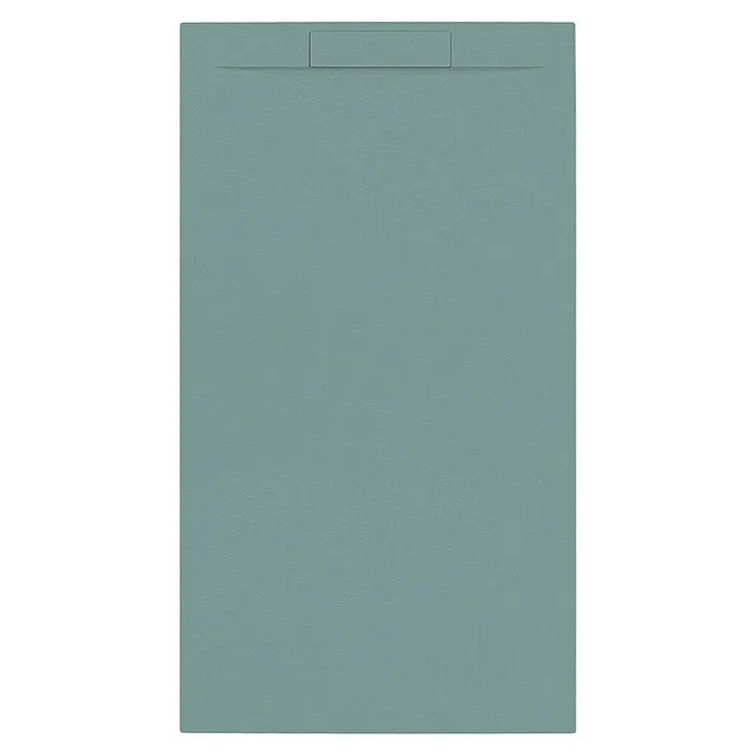 Allibert Douchevloer Luna - Beton, l x b: 160 x 90 cm, Korstmos groen