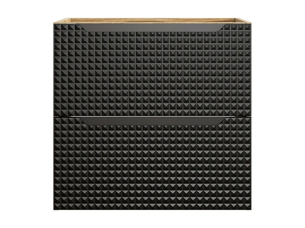 Kast Onder Wastafels LUXOR CUW60 2D 60x46x57 Zwart