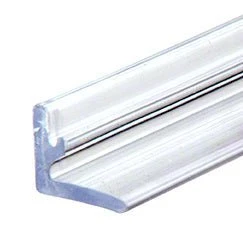 Shower Door 80" Replacement Glashelder Plastic L-Seal Bypassing Shower Sliders