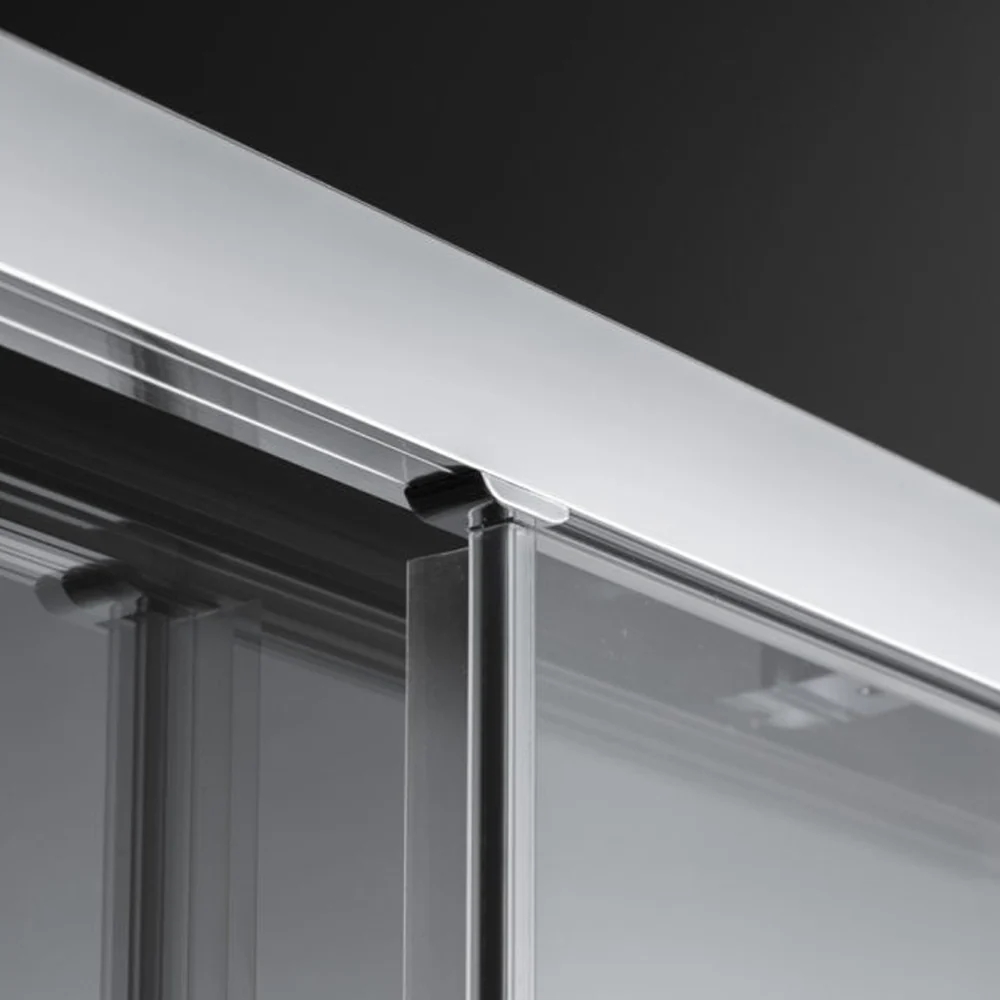 Sliding shower door 112 cm model Dioniso 6 mm reversible helder glass