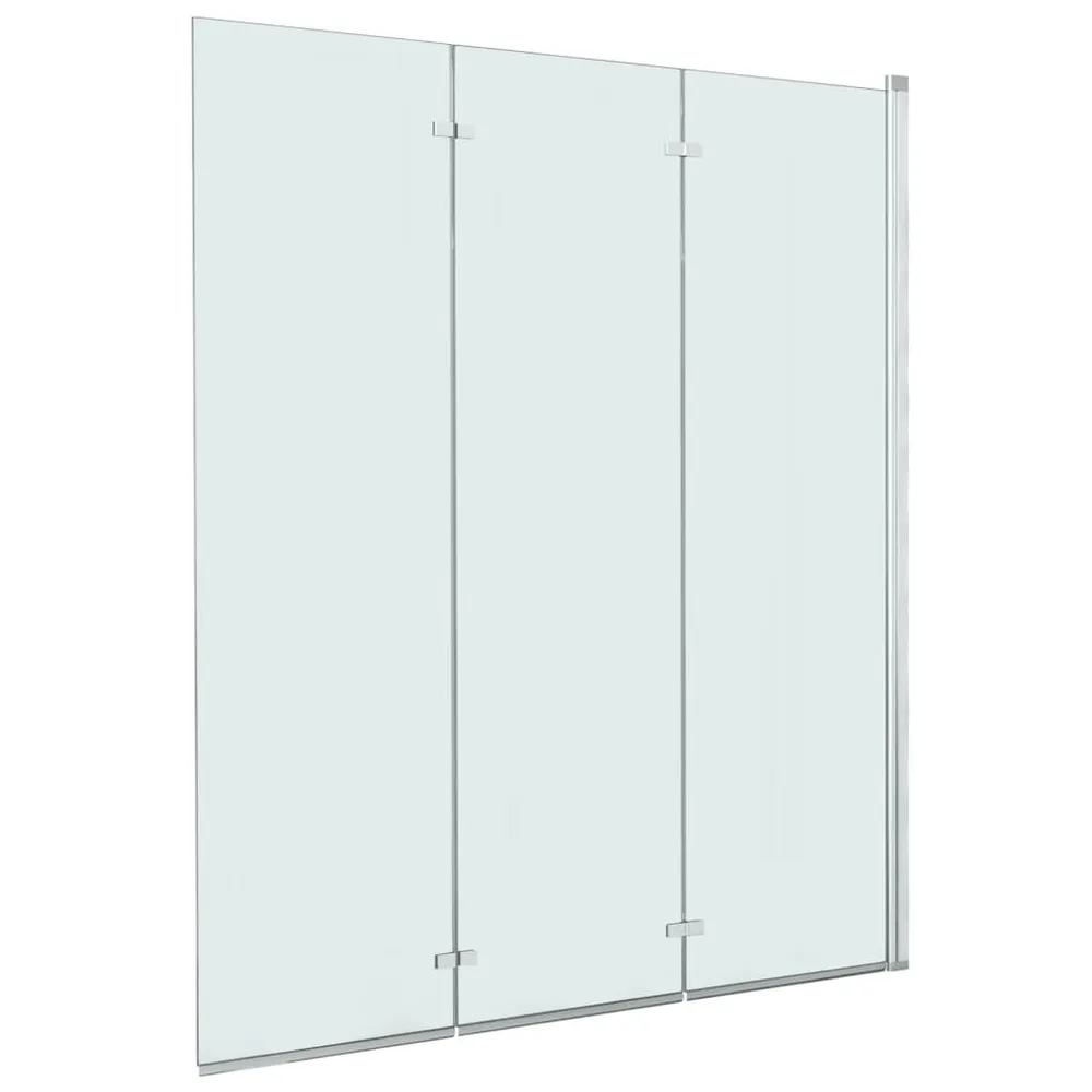 Douchewand inklapbaar 3 panelen 130x138 cm ESG