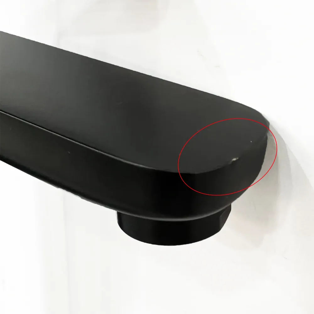 Imposant basin mixer pop-up drain Keller Taps Matte Black - Outlet imperfections