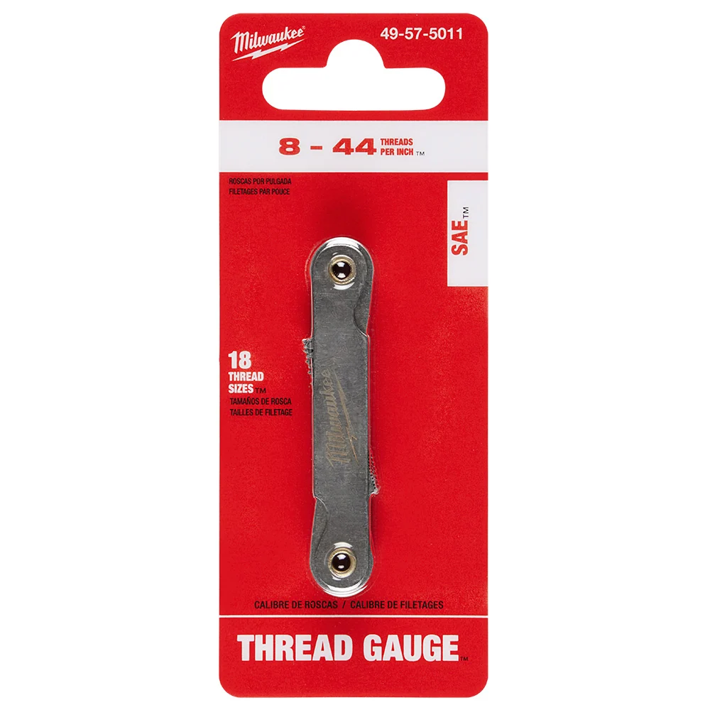 MILWAUKEE 8-44 TPI SAE Thread Gauge