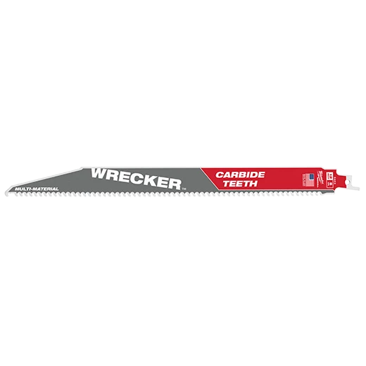 MILWAUKEE 12" 6 TPI WRECKER™ Multi-Material SAWZALL® Blade w/ Carbide Teeth