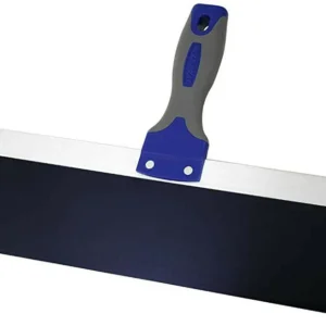 Warner 14 . ProGrip Blue Steel Drywall Taping Knife, Mild Grip Handle