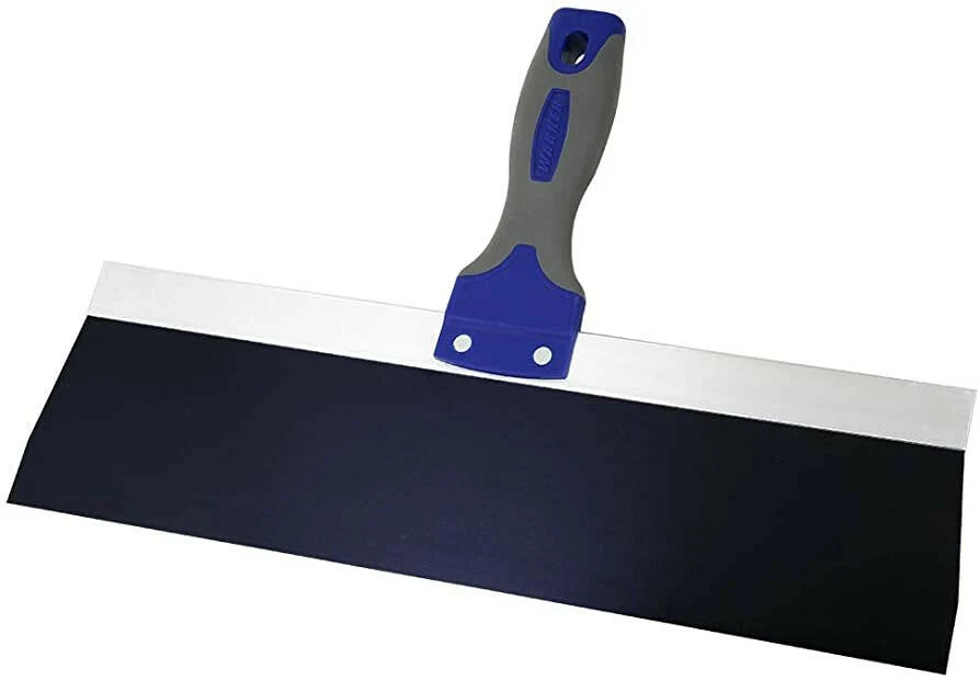 Warner 14 . ProGrip Blue Steel Drywall Taping Knife, Mild Grip Handle