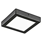Energiezuinige Eglo Led-plafondlamp Idun - 9,5 W, l x b x h: 3 x 17 x 17 cm, Zwart, Neutraal wit