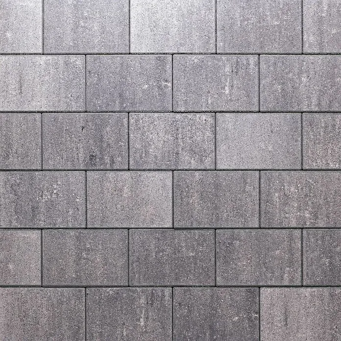 Betontegel Opritsteen Grijs/Zwart - Beton, l x b x d: 30 x 20 x 6 cm, Grijs Zwart voor Zware Klussen