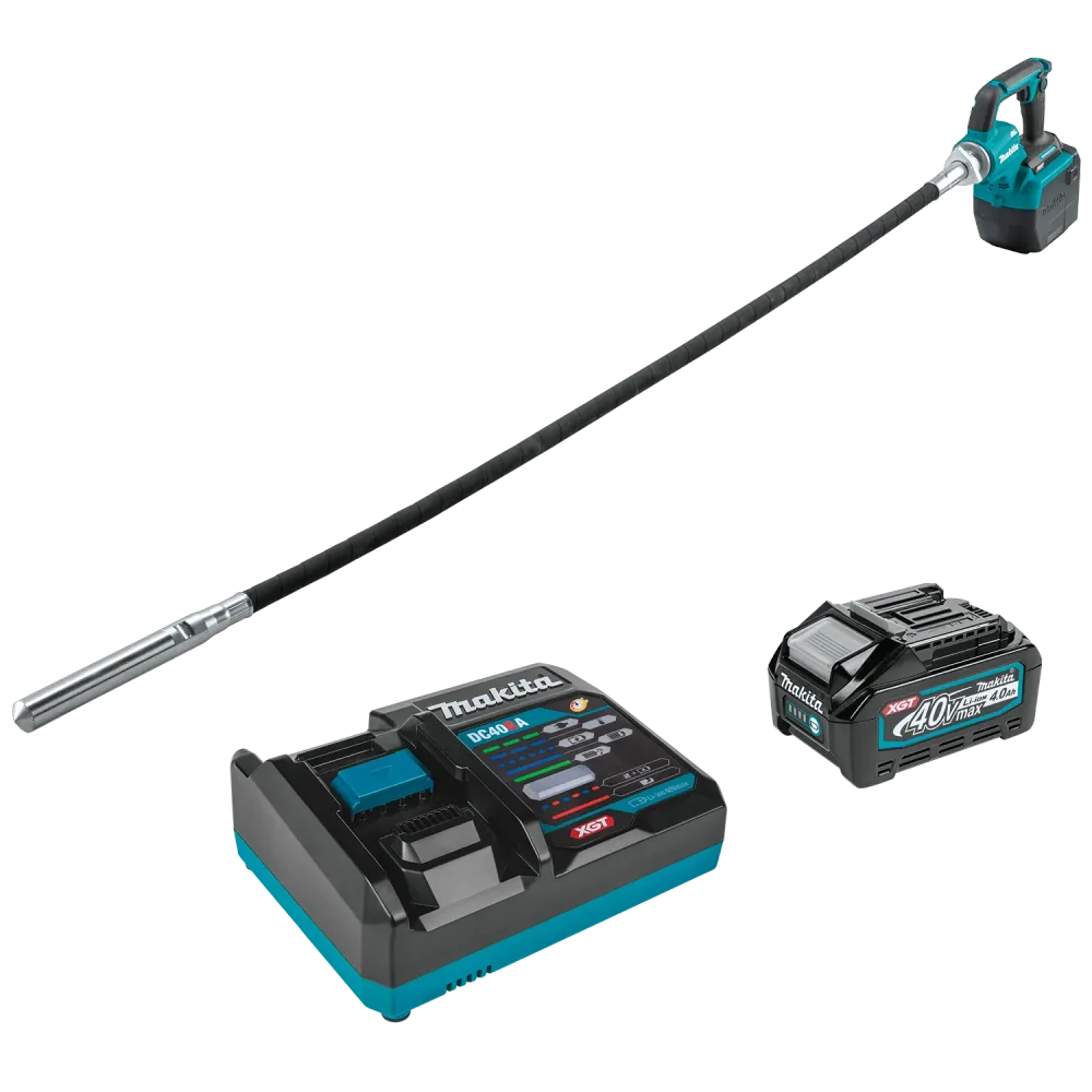 MAKITA 40V MAX XGT® 5‑1/2' Concrete Vibrator Kit