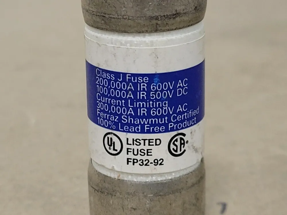 17-1/2 Amp Class J Vlugge Fuse HSJ17-1/2 (Lot 9)