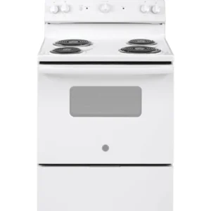 GE 30- 4 Elements 5-cu ft Freestanding Electric Range parelmoer 18V Systeem