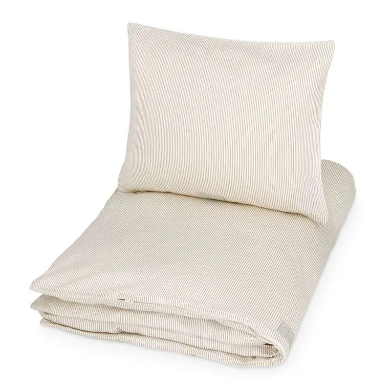 Cam Cam Copenhagen Bedlinnen - Junior - GOTS - Tijdloos Stripes Camel