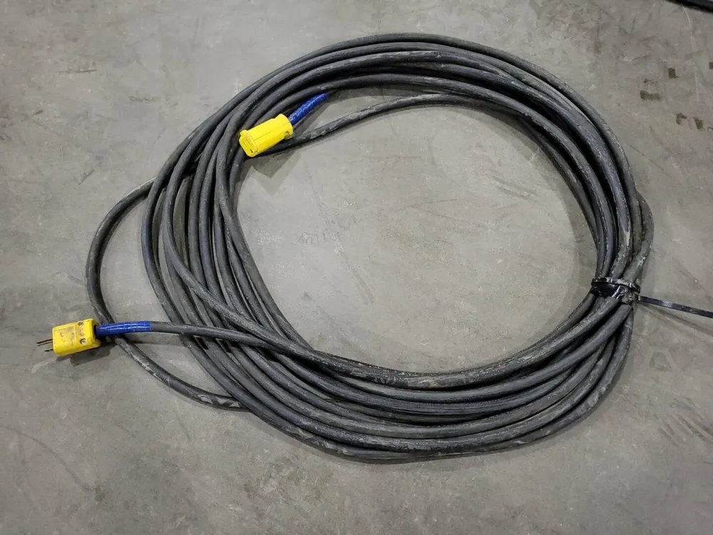 70 ft Power Extension Cord NEMA 5-15 Plug and Receptacle