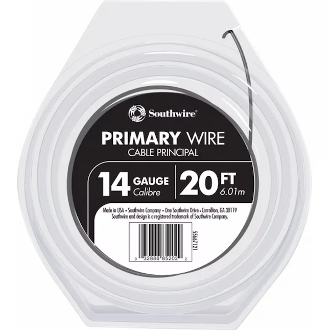 Southwire 20-ft 14-AWG Stranded Ebbenhout Gpt Primary Wire