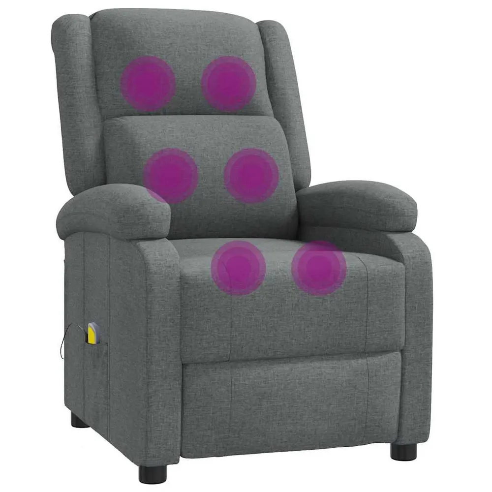Industrieel Massagestoel stof donkergrijs