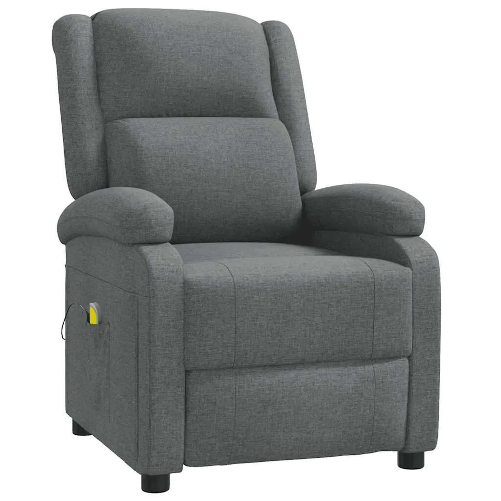Massagestoel stof donkergrijs Heavy Duty