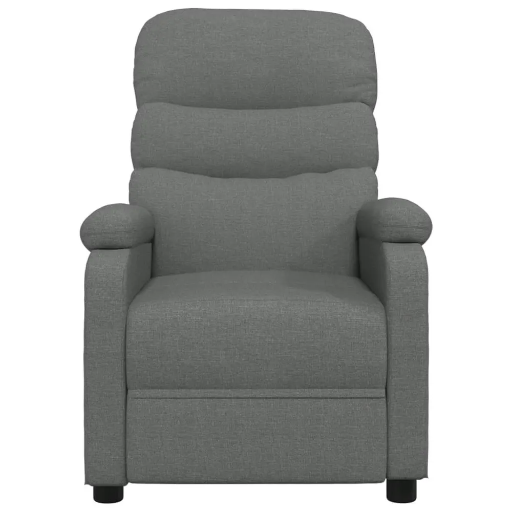 Multifunctioneel Massagestoel stof donkergrijs