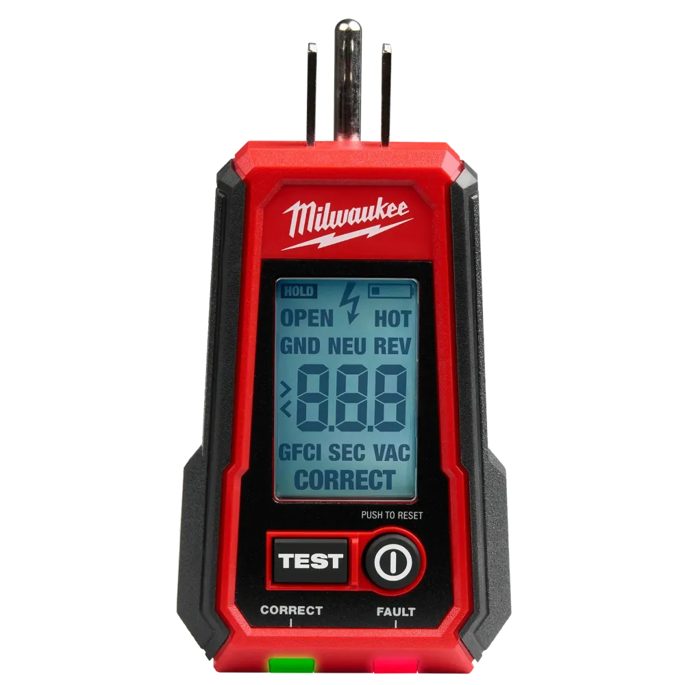 MILWAUKEE Digitaal GFCI Receptacle Tester
