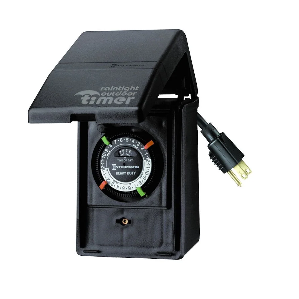 Astronomische Schemertimer Intermatic - P1121 - Outdoor Mechanical Plug- Timer Built- Enclosure