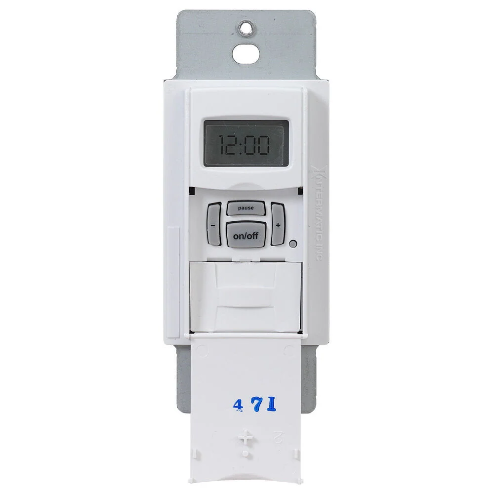 Energiebesparende Schakelklok Intermatic - EI400WC - Electronic Countdown Timer, Programmable, Sneeuwwit