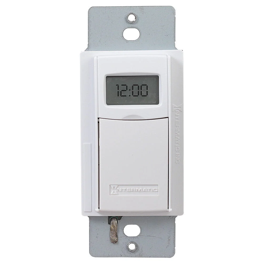 Intermatic - EI600WC - 7-Day Heavy-Duty Programmable Timer, 20A, Wit