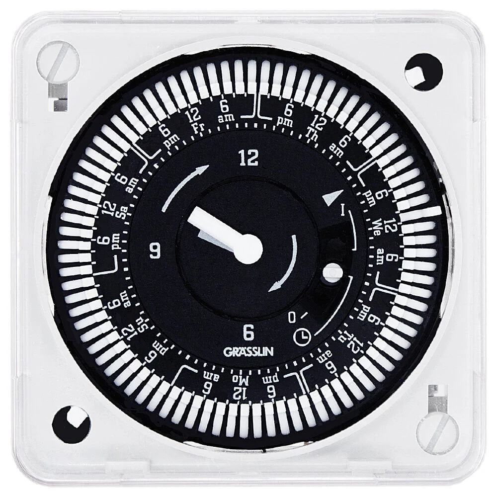 Intermatic - MIL72EQWUZH-120 - 7-Day 120V Electromechanical Flush Mount Timer Module Compatibel met slimme home-systemen