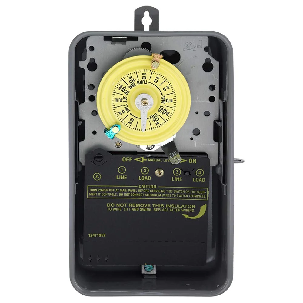 Intermatic - T101R - Switch Timer Mech 1P 40A 125V voor Verwarming