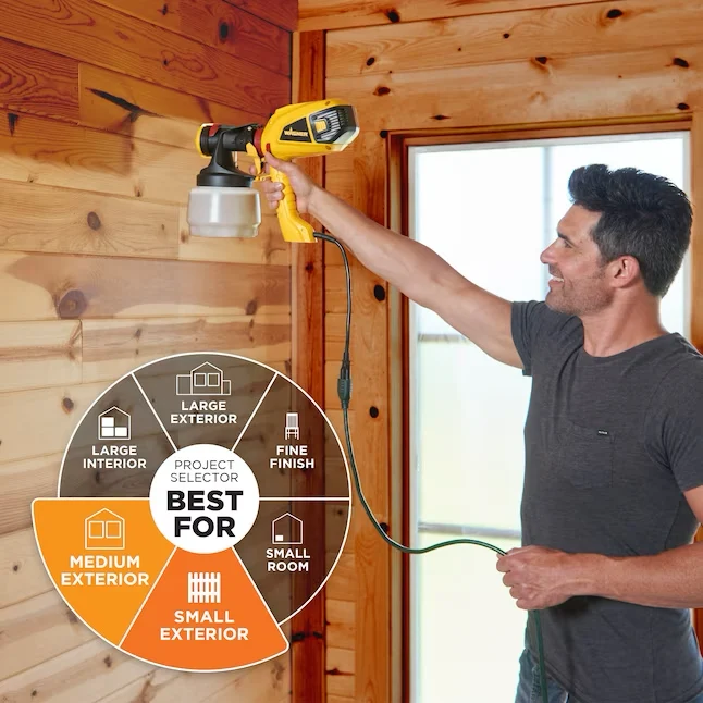 Wagner Control Spray Qx5 Corded Electric Handheld HVLP Paint Sprayer ondersteunt Stains)