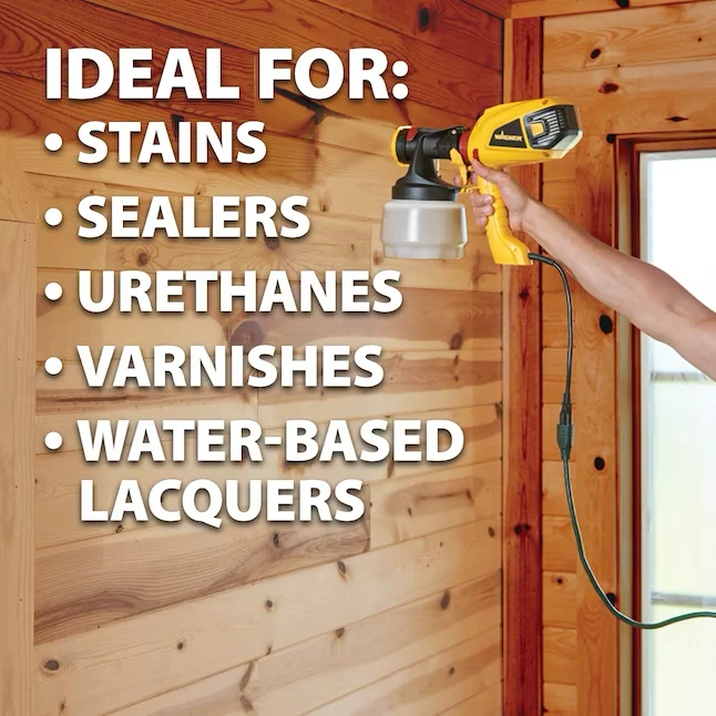 Wagner Control Spray Qx5 Corded Electric Handheld HVLP Paint Sprayer ondersteunt Stains)