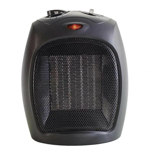 1500-Watt Ceramic Klein Personal Indoor Electric Space Heater Thermostat