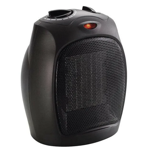 1500-Watt Ceramic Klein Personal Indoor Electric Space Heater Thermostat