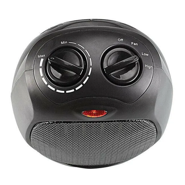 1500-Watt Ceramic Klein Personal Indoor Electric Space Heater Thermostat