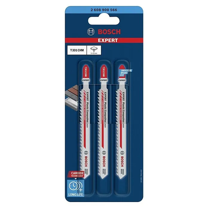 Bosch Decoupeerzaagbladen Kunststof Composites Clean T301CHM - T-schacht